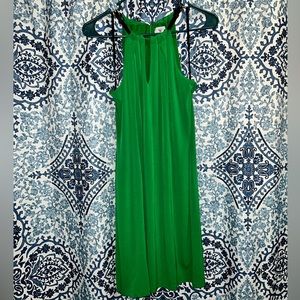 Womens Small Green Above Knee Dress NWOT